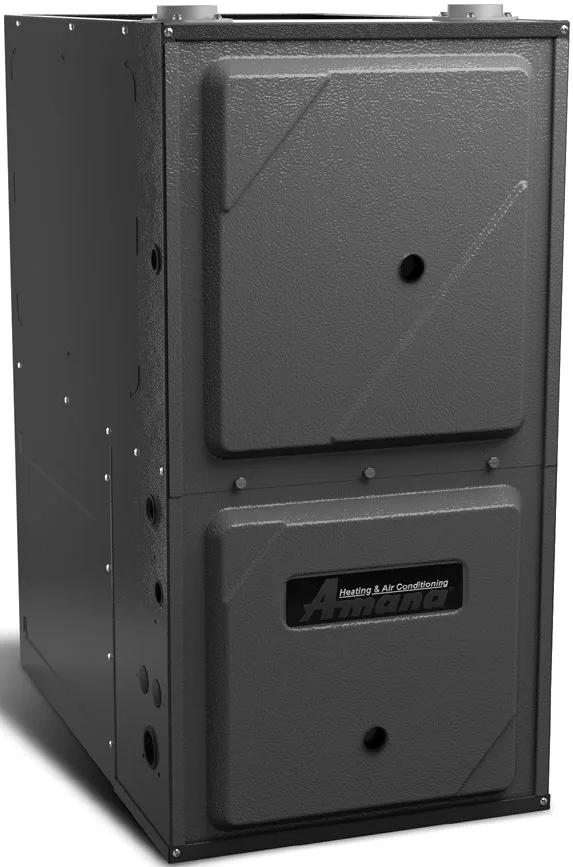 Amana gas furnace product image from official catalog literature.