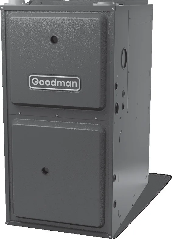 Goodman gas furnace product image from official catalog literature.