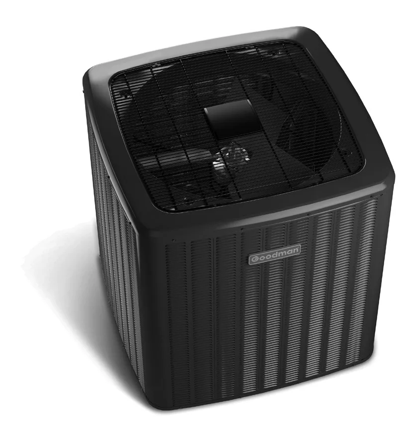 Goodman heat pump product image from official catalog literature.